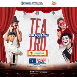 Afiche Intercolegial de Teatro 